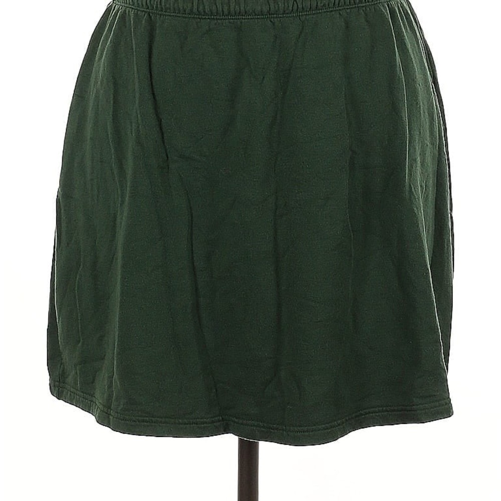 Offline by Aerie Green Cloud Fleece Skirt